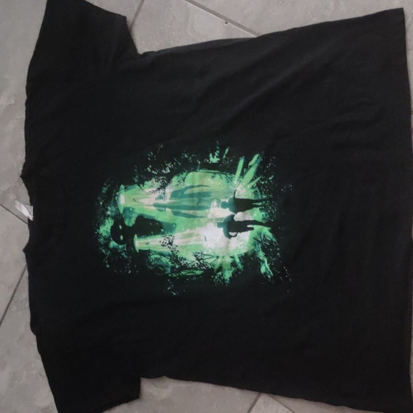 The X Files Vintage Original Black & Green Graphic Large LootCrate Shirt #614 - Picture 2 of 5